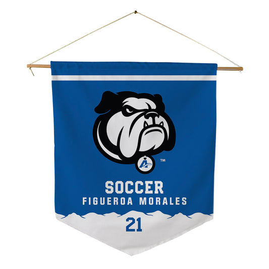 UNC Asheville - NCAA Men's Soccer : Emilio Figueroa Morales - Pennant - 18" x 21"-0