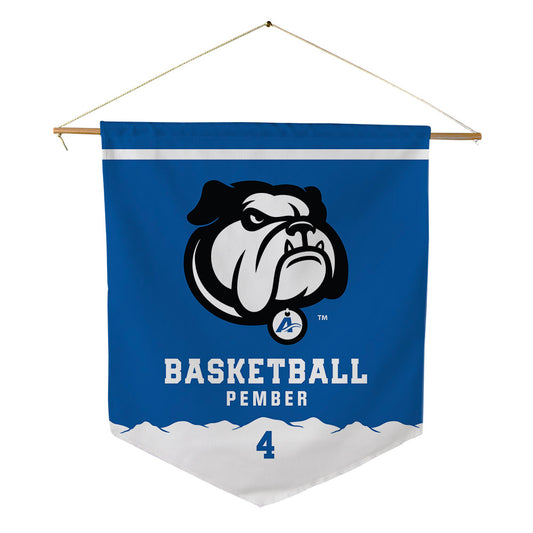 UNC Asheville - NCAA Men's Basketball : Drew Pember - Pennant - 18" x 21"-0