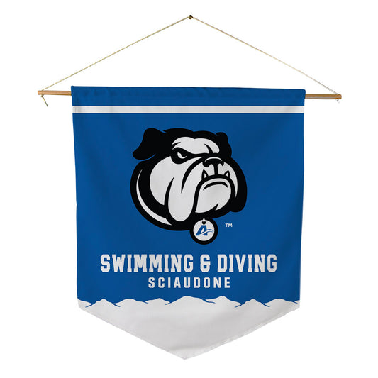 UNC Asheville - NCAA Women's Swimming & Diving : Rose Sciaudone - Pennant - 18" x 21"-0
