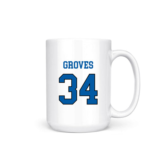 UNC Asheville - NCAA Baseball : Michael Groves - Coffee Mug-0