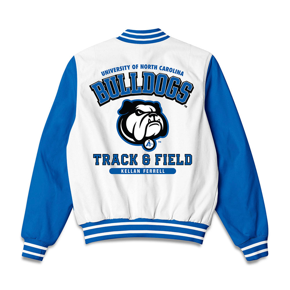 UNC Asheville - NCAA Men's Track & Field : Kellan Ferrell - Bomber Jacket-1