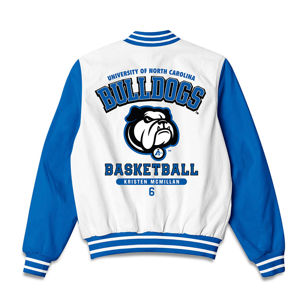 UNC Asheville - NCAA Women's Basketball : Kristen McMillan - Bomber Jacket-1