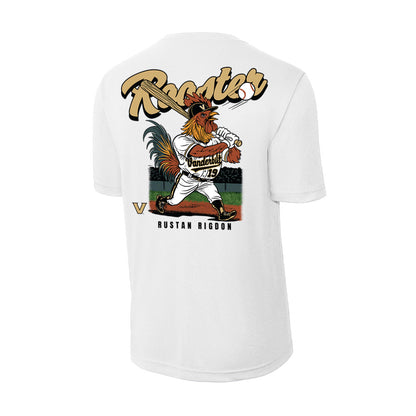 Vanderbilt - NCAA Baseball : Rustan Rigdon - Rooster Activewear T-Shirt-1