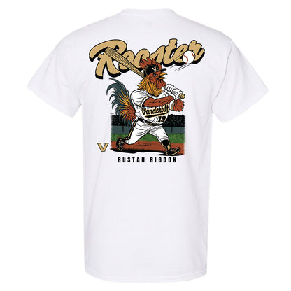Vanderbilt - NCAA Baseball : Rustan Rigdon - Rooster T-Shirt-1