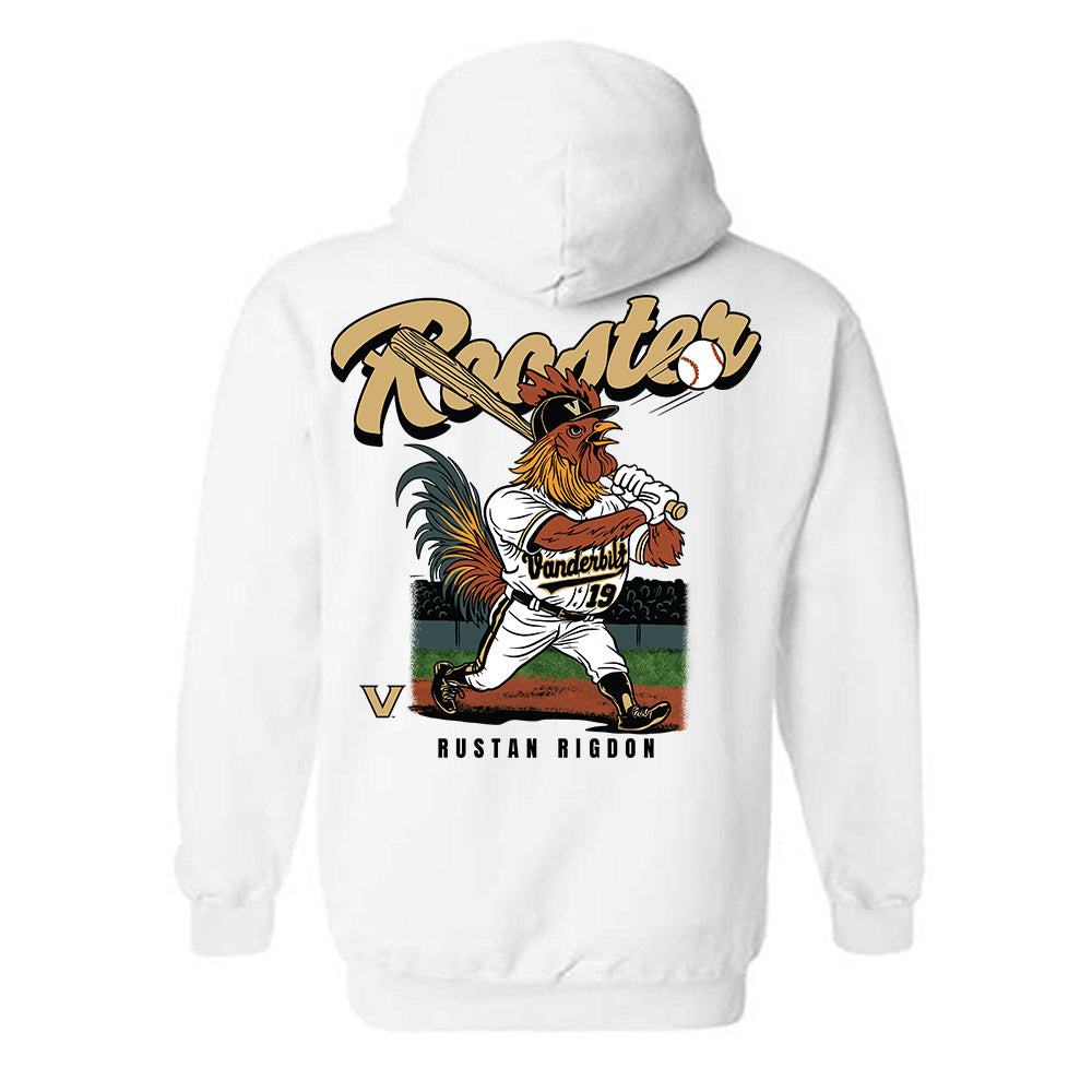 Vanderbilt - NCAA Baseball : Rustan Rigdon - Rooster Hooded Sweatshirt-1