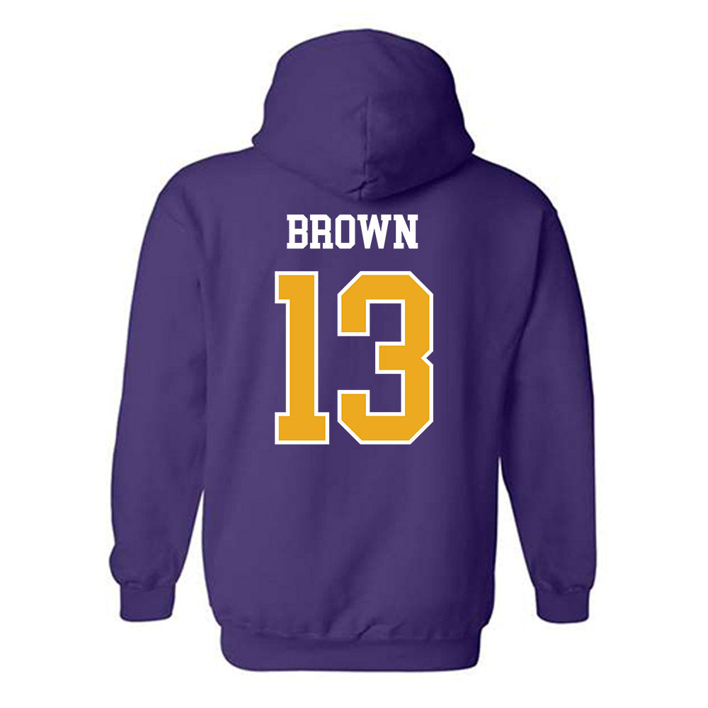 Albany - NCAA Men's Track & Field : Amar Brown - Classic Shersey Hooded Sweatshirt-1