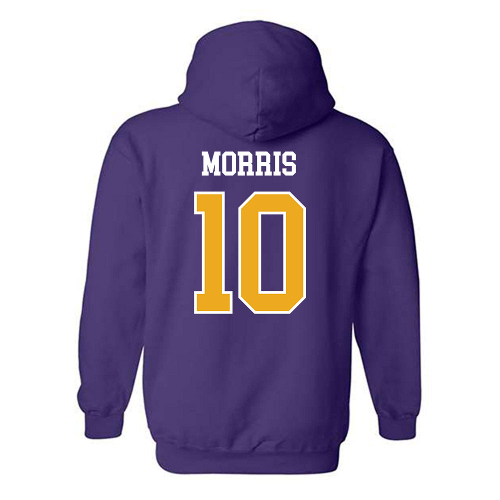 Albany - NCAA Baseball : Logan Morris - Classic Shersey Hooded Sweatshirt-1