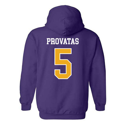 Albany - NCAA Women's Volleyball : Kiki Provatas - Classic Shersey Hooded Sweatshirt-1