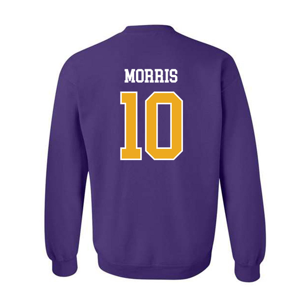 Albany - NCAA Baseball : Logan Morris - Classic Shersey Crewneck Sweatshirt-1