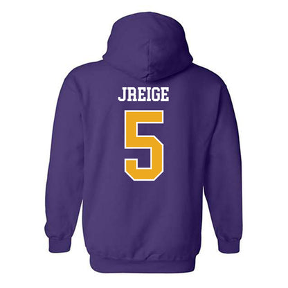 Albany - NCAA Football : Alex Jreige - Classic Shersey Hooded Sweatshirt-1