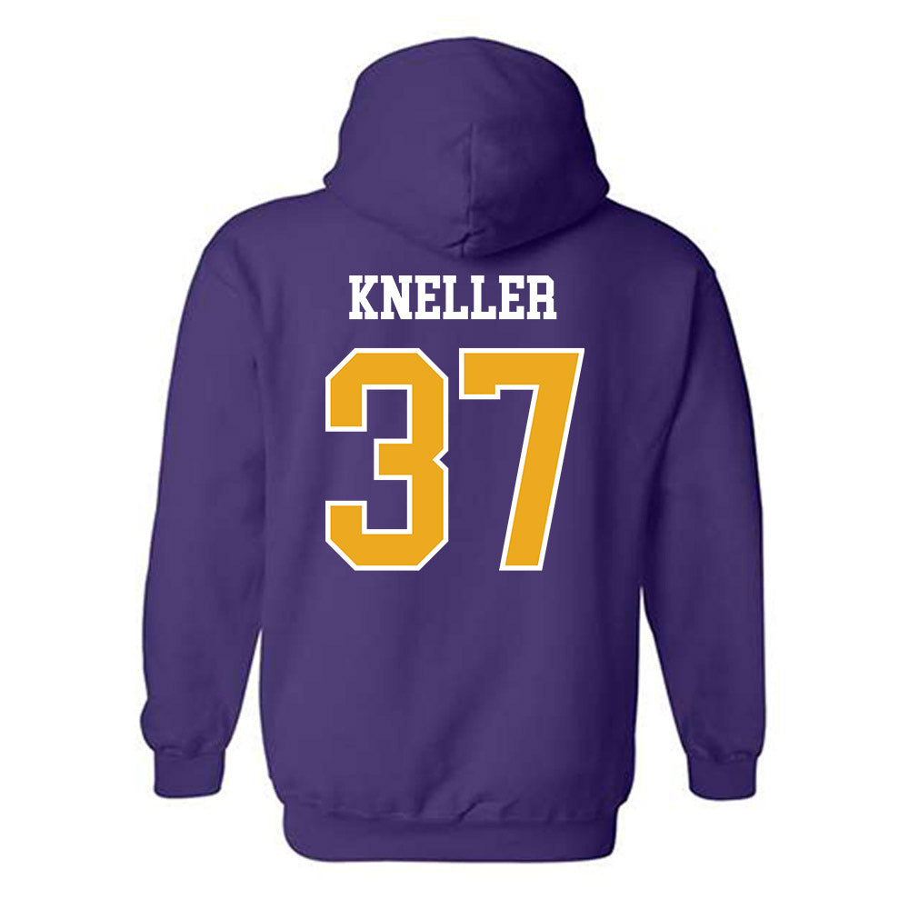 Albany - NCAA Baseball : Tyler Kneller - Classic Shersey Hooded Sweatshirt-1