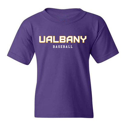 Albany - NCAA Baseball : Logan Morris - Classic Shersey Youth T-Shirt-0