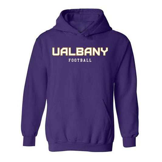 Albany - NCAA Football : Shamir Fredericks - Classic Shersey Hooded Sweatshirt-0