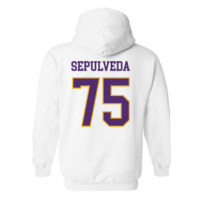 Albany - NCAA Football : Max Sepulveda - Classic Shersey Hooded Sweatshirt-1