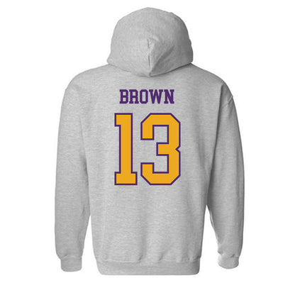 Albany - NCAA Men's Track & Field : Amar Brown - Classic Shersey Hooded Sweatshirt-1