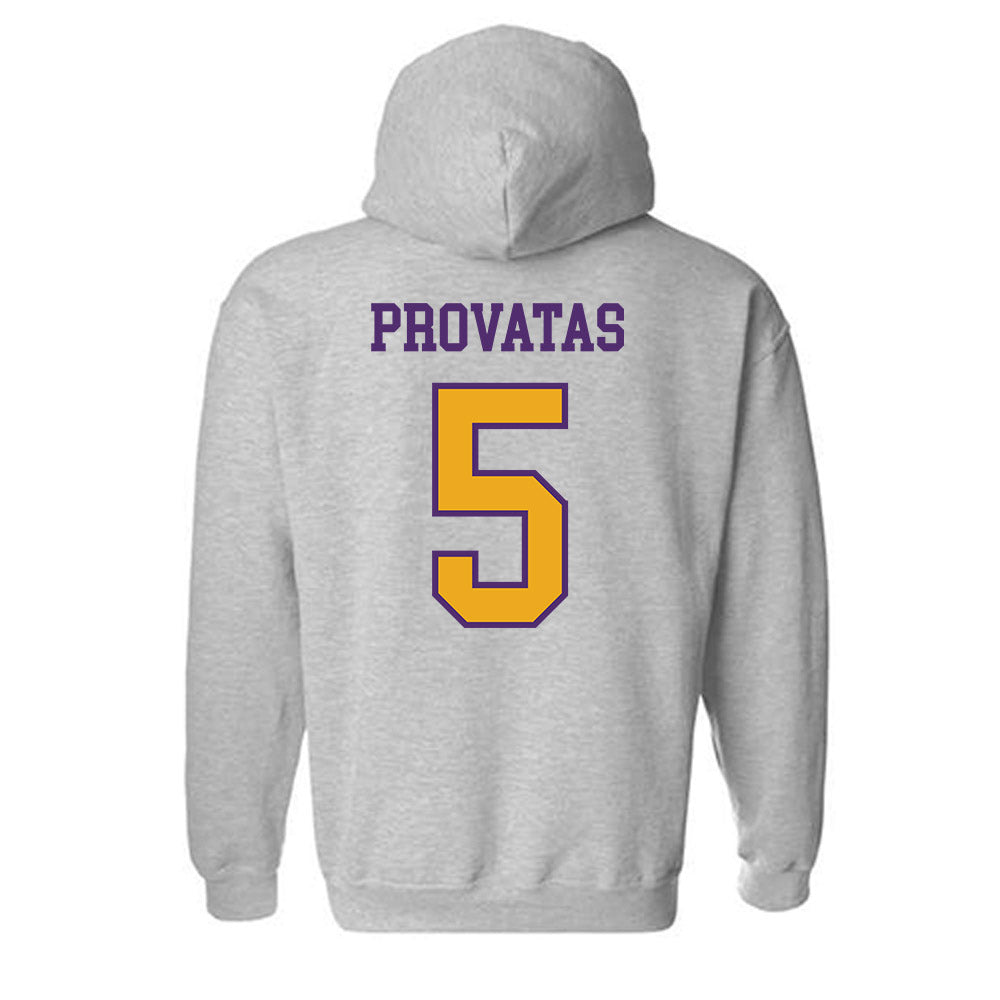 Albany - NCAA Women's Volleyball : Kiki Provatas - Classic Shersey Hooded Sweatshirt-1