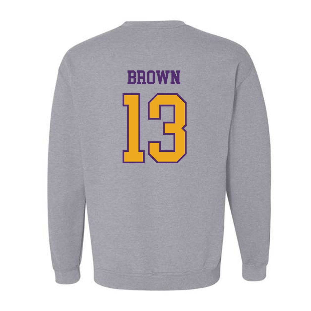 Albany - NCAA Men's Track & Field : Amar Brown - Classic Shersey Crewneck Sweatshirt-1