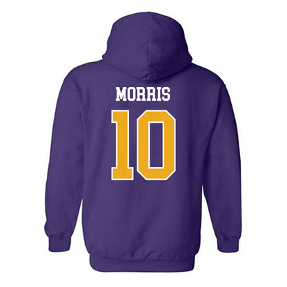Albany - NCAA Baseball : Logan Morris - Classic Shersey Hooded Sweatshirt-1