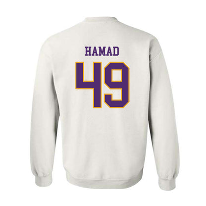Albany - NCAA Football : Andrew Hamad - Classic Shersey Crewneck Sweatshirt-1