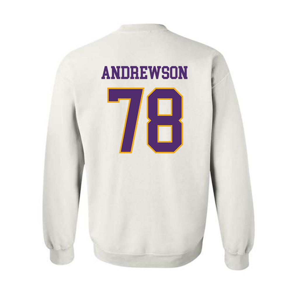 Albany - NCAA Football : Noah Andrewson - Classic Shersey Crewneck Sweatshirt-1