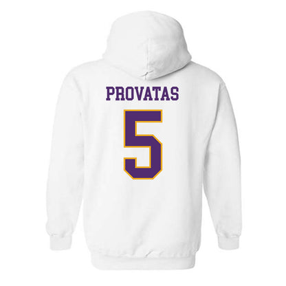 Albany - NCAA Women's Volleyball : Kiki Provatas - Classic Shersey Hooded Sweatshirt-1