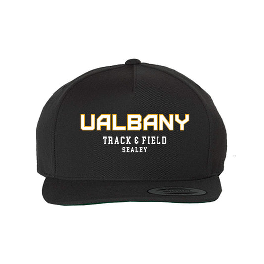 Albany - NCAA Men's Track & Field : Nicholos Sealey - Snapback Hat-0