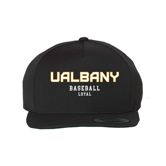 Albany - NCAA Baseball : Cooper Loyal - Snapback Hat-0