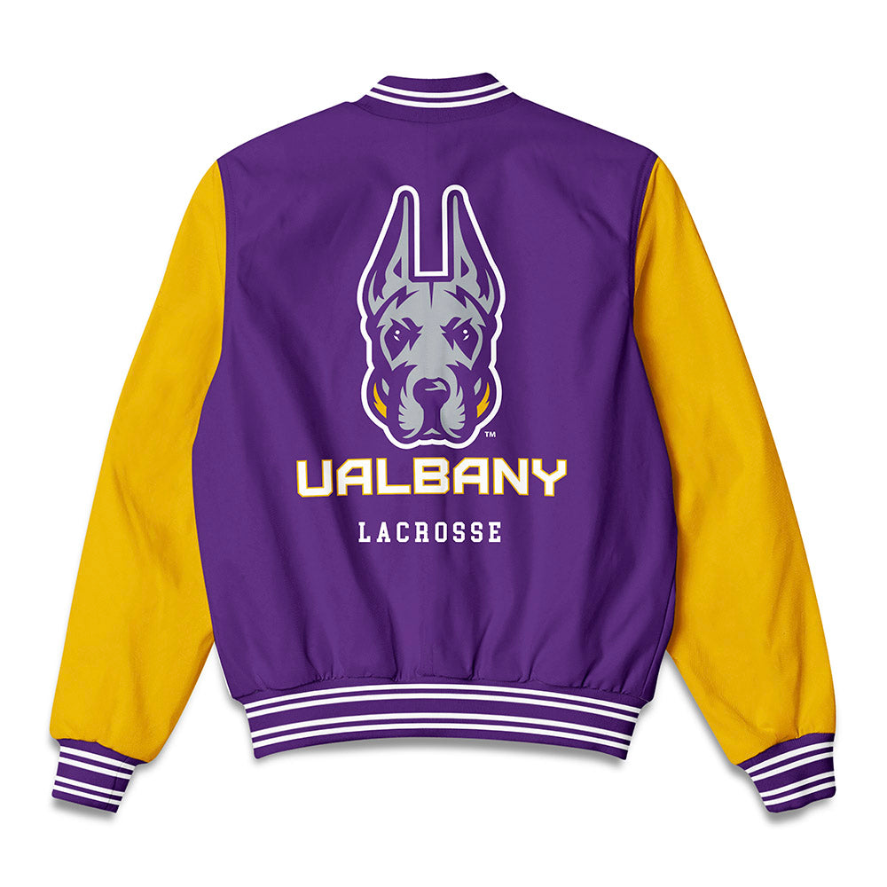 Albany - NCAA Men's Lacrosse : Landon Whitney - Bomber Jacket-1