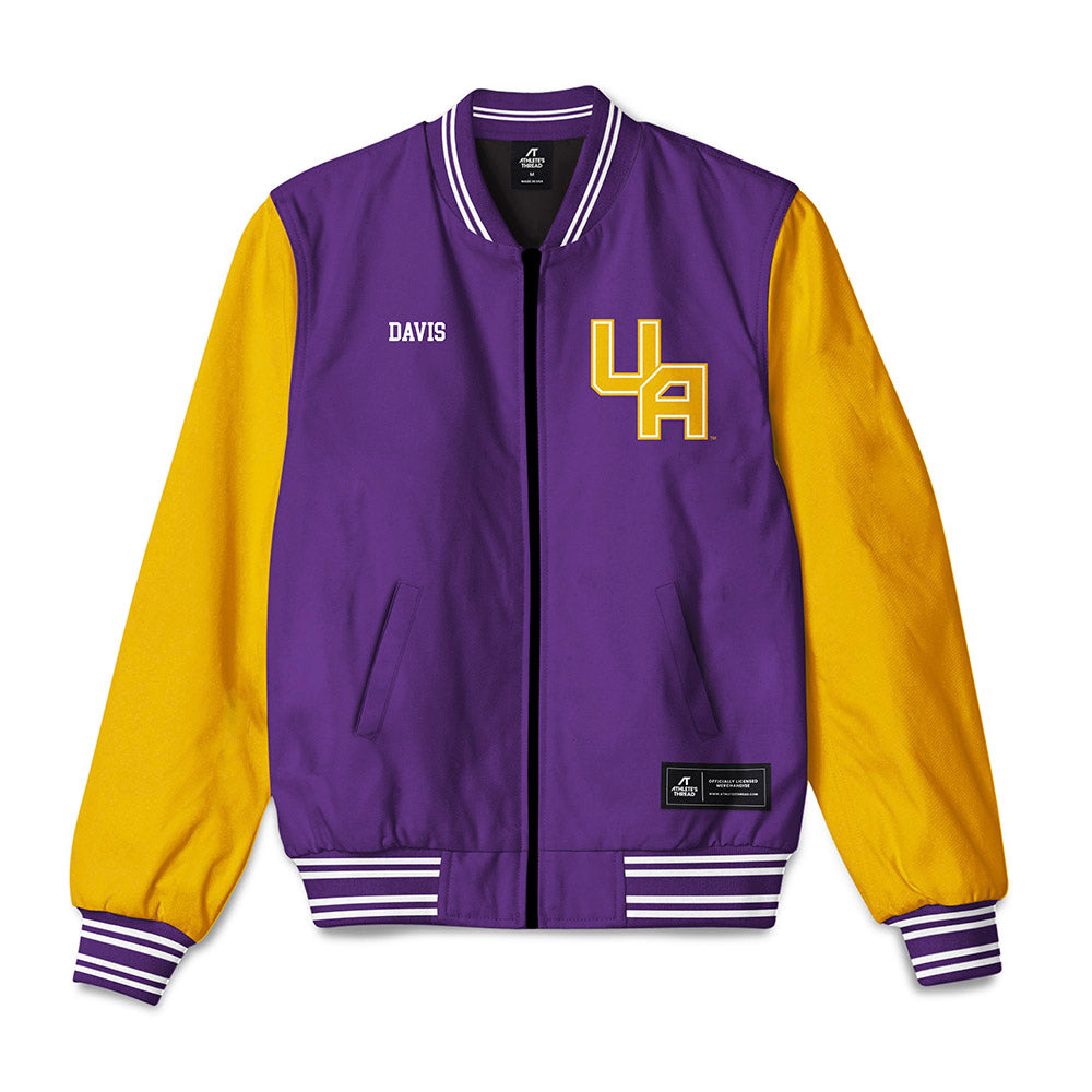 Albany - NCAA Men's Track & Field : Jose Davis - Bomber Jacket-0