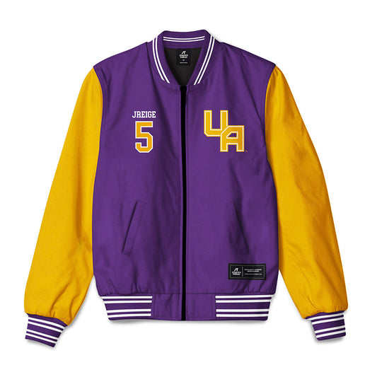 Albany - NCAA Football : Alex Jreige - Bomber Jacket-0