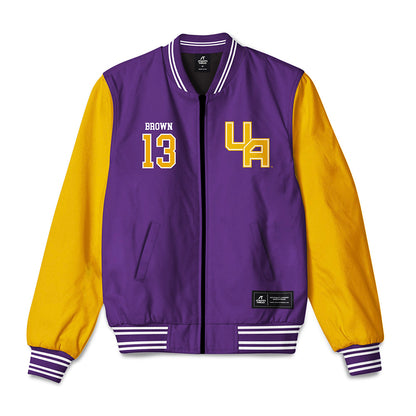 Albany - NCAA Men's Track & Field : Amar Brown - Bomber Jacket-0