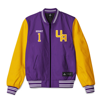 Albany - NCAA Baseball : Aaron Herbst - Bomber Jacket-0