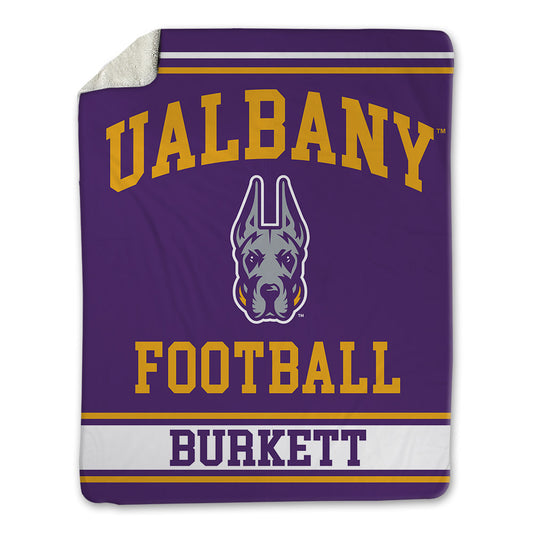 Albany - NCAA Football : Myles Burkett - Blanket-0