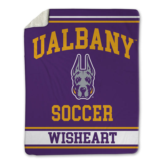 Albany - NCAA Women's Soccer : Madison Wisheart - Blanket-0