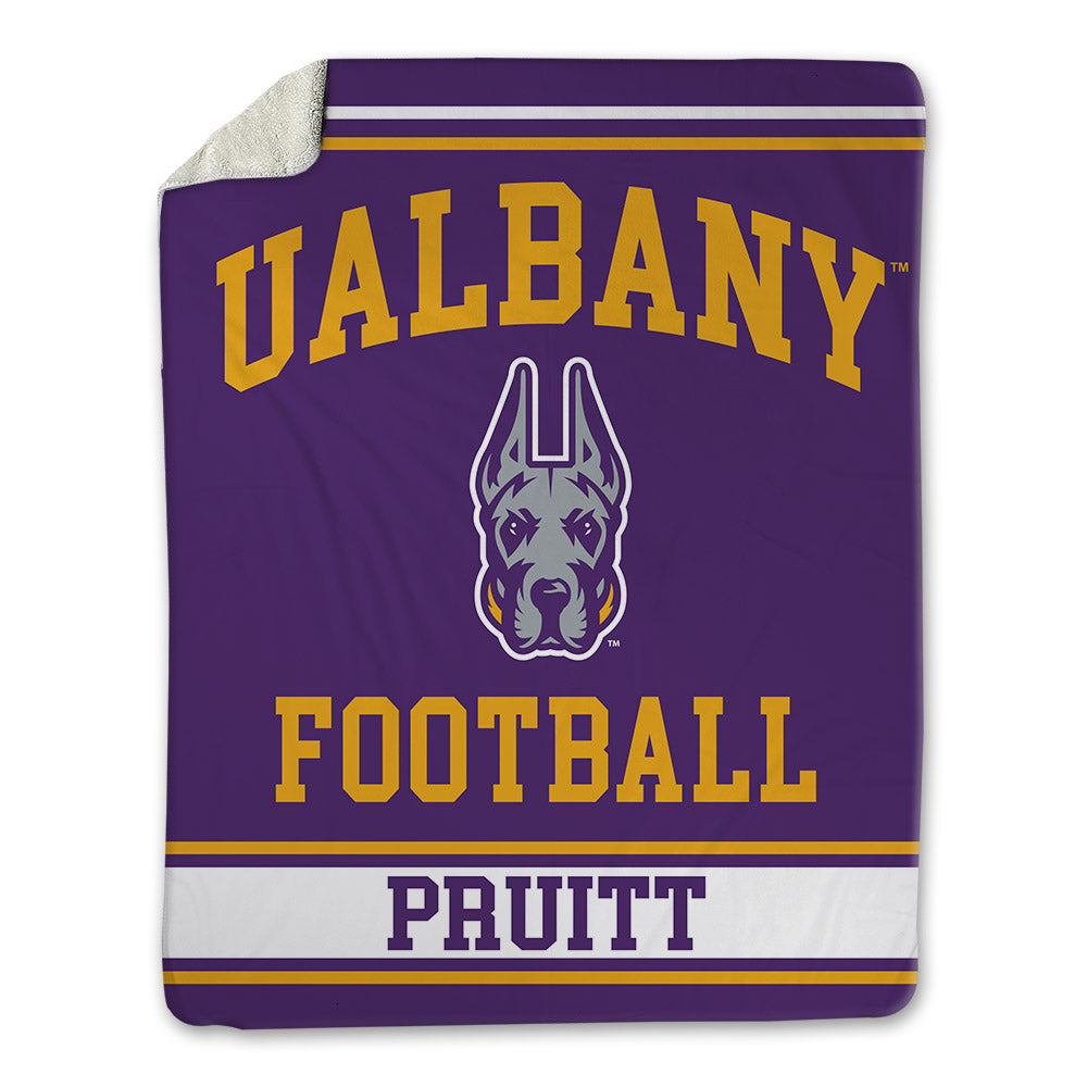 Albany - NCAA Football : Jeremiah Pruitt - Blanket-0