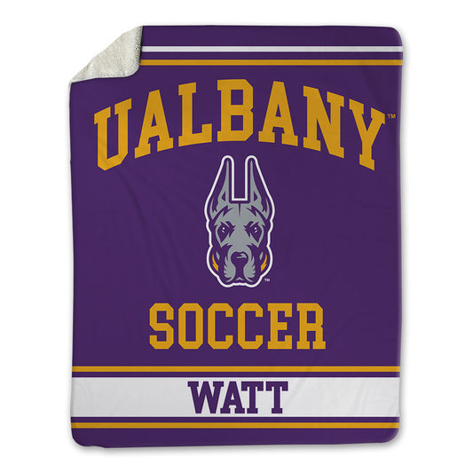 Albany - NCAA Men's Soccer : Lucas Watt - Blanket-0