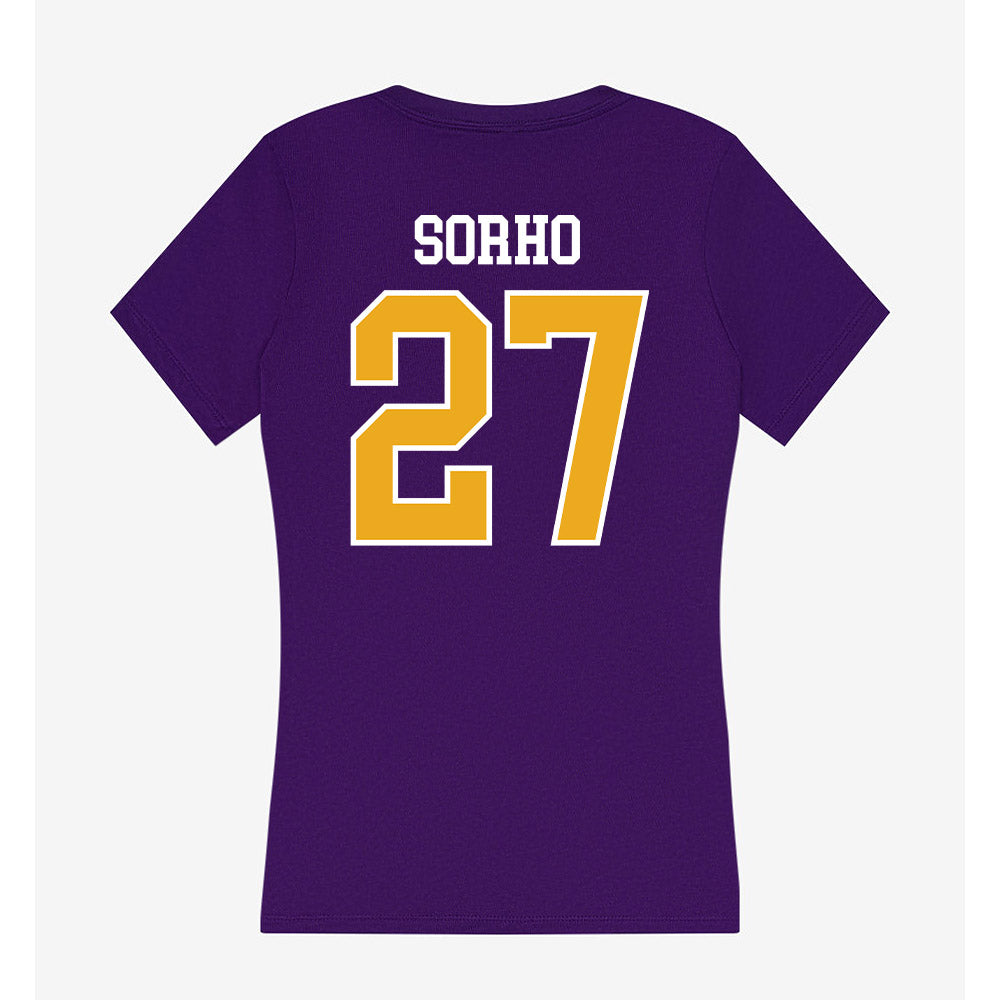 Albany - NCAA Women's Lacrosse : Zareena Sorho - Women's V-Neck T-Shirt-1