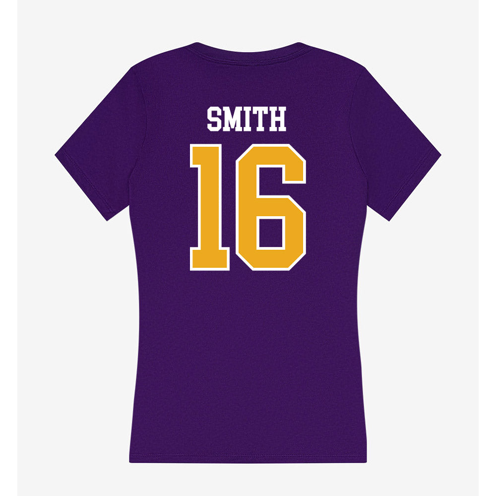 Albany - NCAA Men's Lacrosse : Brady smith - Women's V-Neck T-Shirt-1