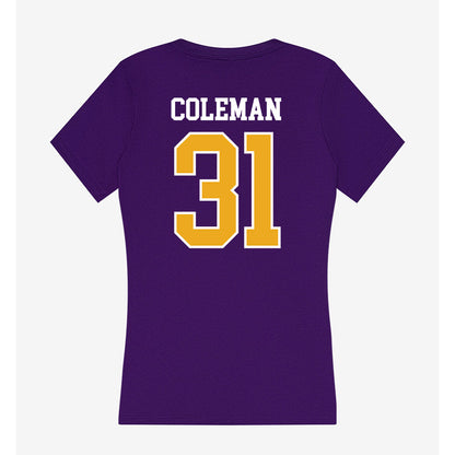 Albany - NCAA Men's Lacrosse : Danny Coleman - Women's V-Neck T-Shirt-1