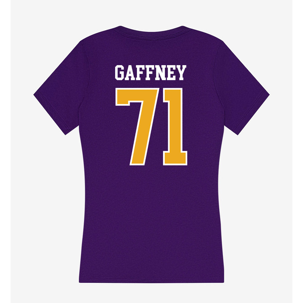 Albany - NCAA Football : Josh Gaffney - Women's V-Neck T-Shirt-1