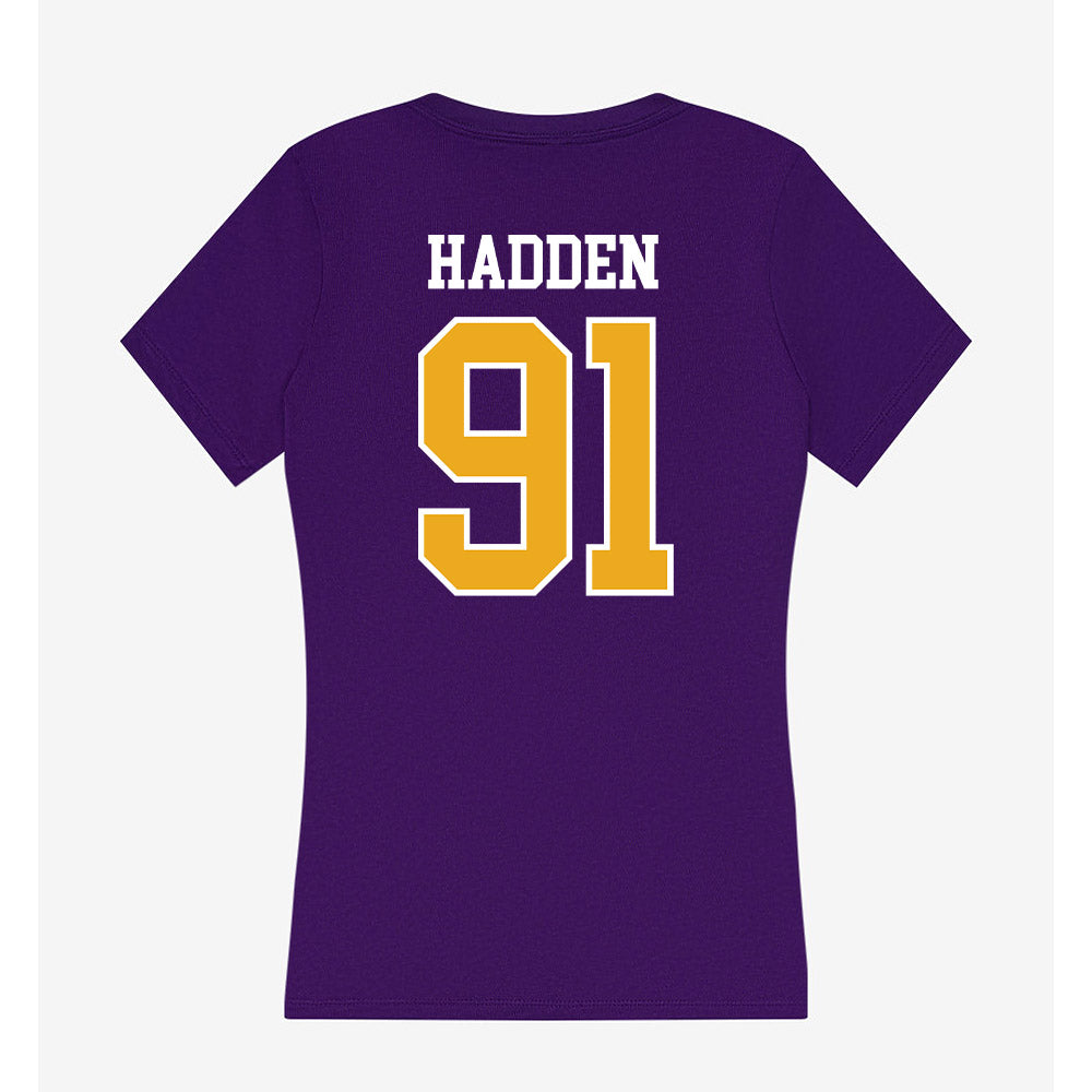 Albany - NCAA Men's Lacrosse : Jack Hadden - Women's V-Neck T-Shirt-1
