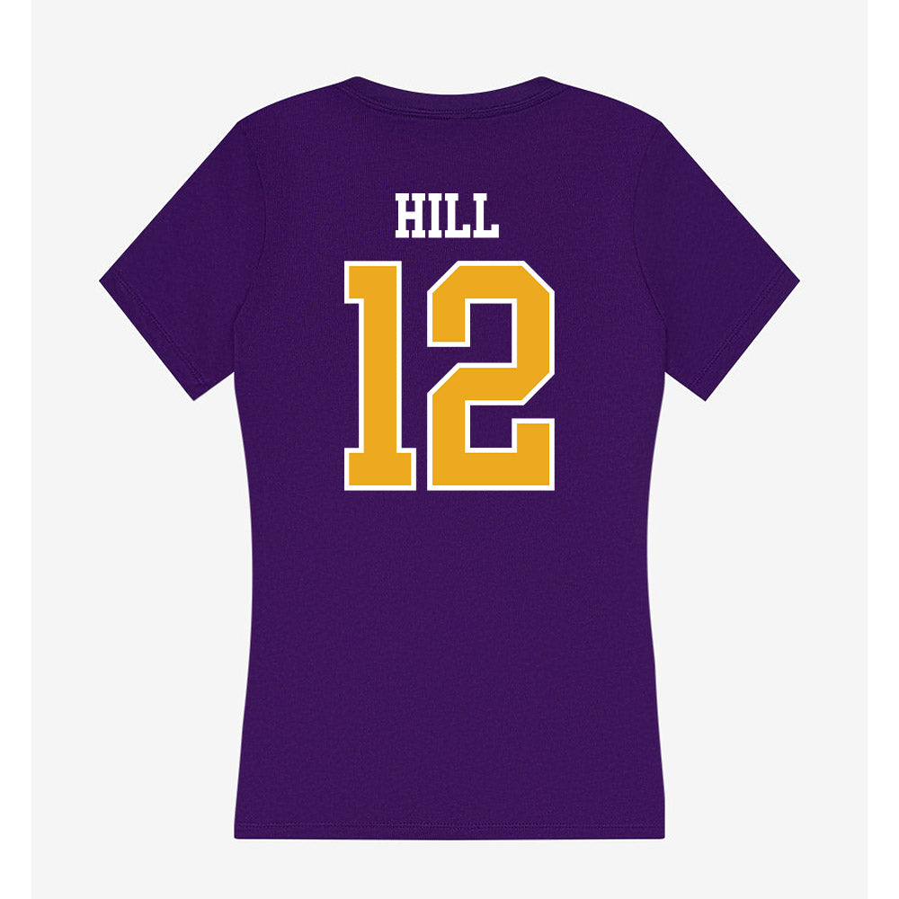 Albany - NCAA Football : Amare Hill - Women's V-Neck T-Shirt-1