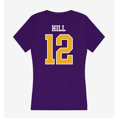 Albany - NCAA Football : Amare Hill - Women's V-Neck T-Shirt-1