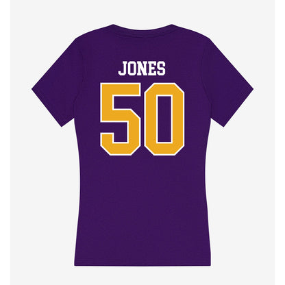 Albany - NCAA Football : Jacob Jones - Women's V-Neck T-Shirt-1