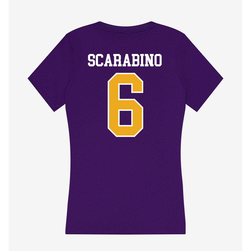 Albany - NCAA Baseball : Anthony Scarabino - Women's V-Neck T-Shirt-1