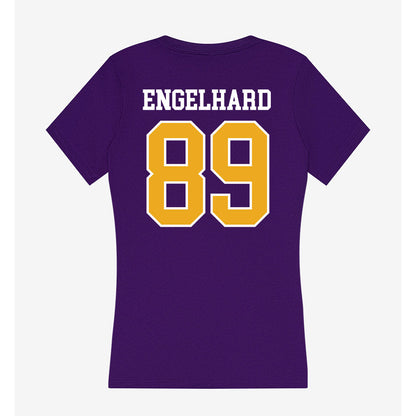 Albany - NCAA Football : Riley Engelhard - Women's V-Neck T-Shirt-1