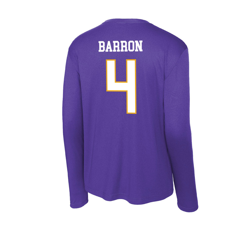 Albany - NCAA Football : Jasiah Barron - Activewear Long Sleeve T-Shirt-1