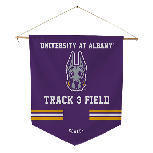 Albany - NCAA Men's Track & Field : Nicholos Sealey - Pennant - 18" x 21"-0
