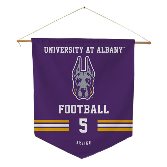 Albany - NCAA Football : Alex Jreige - Pennant - 18" x 21"-0