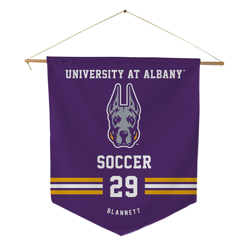 Albany - NCAA Women's Soccer : Meredith Blannett - Pennant - 18" x 21"-0
